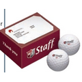 Wilson Staff 50 Elite 2-Golf Ball Business Card Box